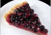 Zesty Lemon Blueberry Tart