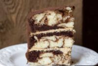 Triple Layer Mocha Marble Delight