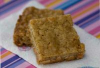 Golden Butterscotch Walnut Oat Chews