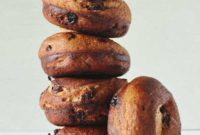 Wholesome Vegan Rye Bagels Swirled with Cinnamon Raisin