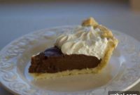 Decadent Crisco Chocolate Cream Pie