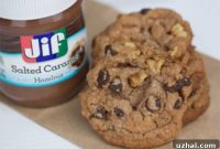 Irresistible Salted Caramel Hazelnut Chocolate Chip Cookies