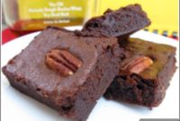 Whiskey-Kissed Fudge Brownies
