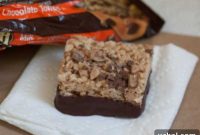 Chewy Toffee Krispie Bars