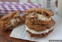 Cream Cheese Filled Carrot Cake Cookies