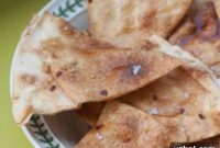 Sweet and Spicy Baked Flour Tortilla Chips