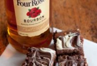 Four Roses Bourbon Fudge Brownies