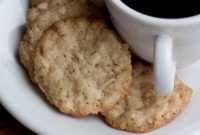 Coconut Tea Cookies with Demerara Crunch