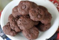 Decadent Vegan Double Chocolate Date Cookies