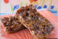 Eggless Golden Honey Pecan Bars
