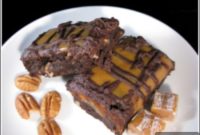 Fudgy Caramel Brownies