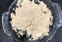 Small Batch Blueberry Crisp