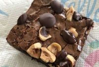 Rich Roasted Hazelnut Brownies