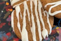 Spiced Frosted Molasses Cookies