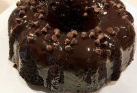 Velvet Red Wine Chocolate Bundt