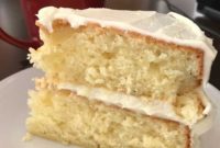 Sun-Kissed Lemon Rosemary Cake with Creamy Frosting
