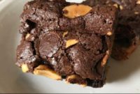 Gluten-Free Peanut Butter Stack Brownies