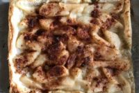 Spiced Pear Cream Cheese Tart