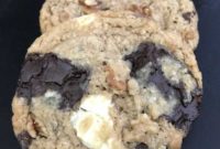 Decadent Walnut Oat Triple Chocolate Chunk Cookies