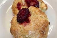 Delightful Blackberry Cream Cheese Scones