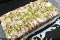 Golden Vegan Lemon Pistachio Loaf