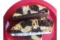 Marbled Chocolate Vanilla Biscotti