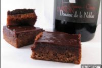 Red Wine Velvet Brownies