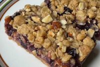 Homemade Blueberry Crumb Bars