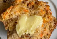 Warm Spiced Carrot Walnut Muffins