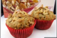 Cranberry Apple Crumble Muffins