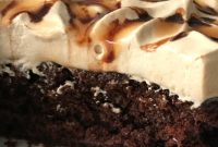 Decadent Caramel Macchiato Chocolate Cake