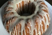 Maple-Glazed Pumpkin Cake with White Chocolate Swirls