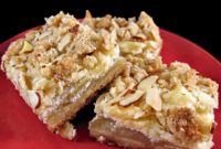 Decadent Apple Almond Cheesecake Bars