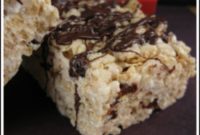 Cherry Kissed White Chocolate Krispy Bars
