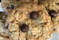 Wholesome Oatmeal Wheat Germ Chocolate Chip Cookies