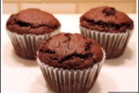 Slightly Drunk Chocolate Bourbon Muffins