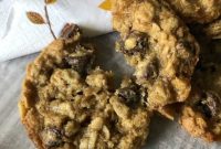 Oat Flour Chocolate Chip Oatmeal Cookies
