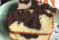 Marble Pound Cake Loaf Perfection