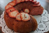 Clara’s Signature Strawberry Pound Cake