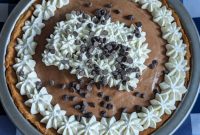 Intense Dark Chocolate Chiffon Pie