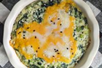 Creamy Cottage Cheese and Spinach Bake