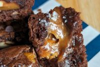 Caramel Swirl Brownie Bars