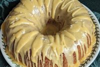 Golden Spiced Pear Bundt