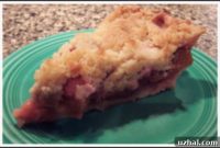 Rhubarb Apple Crumb Pie Duo