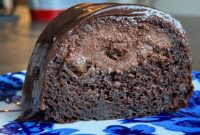 Decadent Chocolate Tunnel with Cream Cheese Swirl
