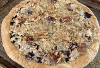 Sweet-Tart Blueberry Sour Cream Pie
