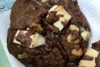 Decadent Triple Chocolate Chunk Cookies