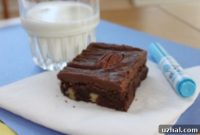 Velvet Frosted Fudge Brownies