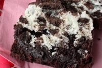 Crumbl Oreo Brownie Dupe
