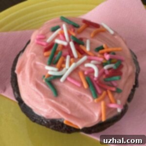 Pink Frosted Chocolate Cupcakes recipe adapted from Magnolia Cookbook